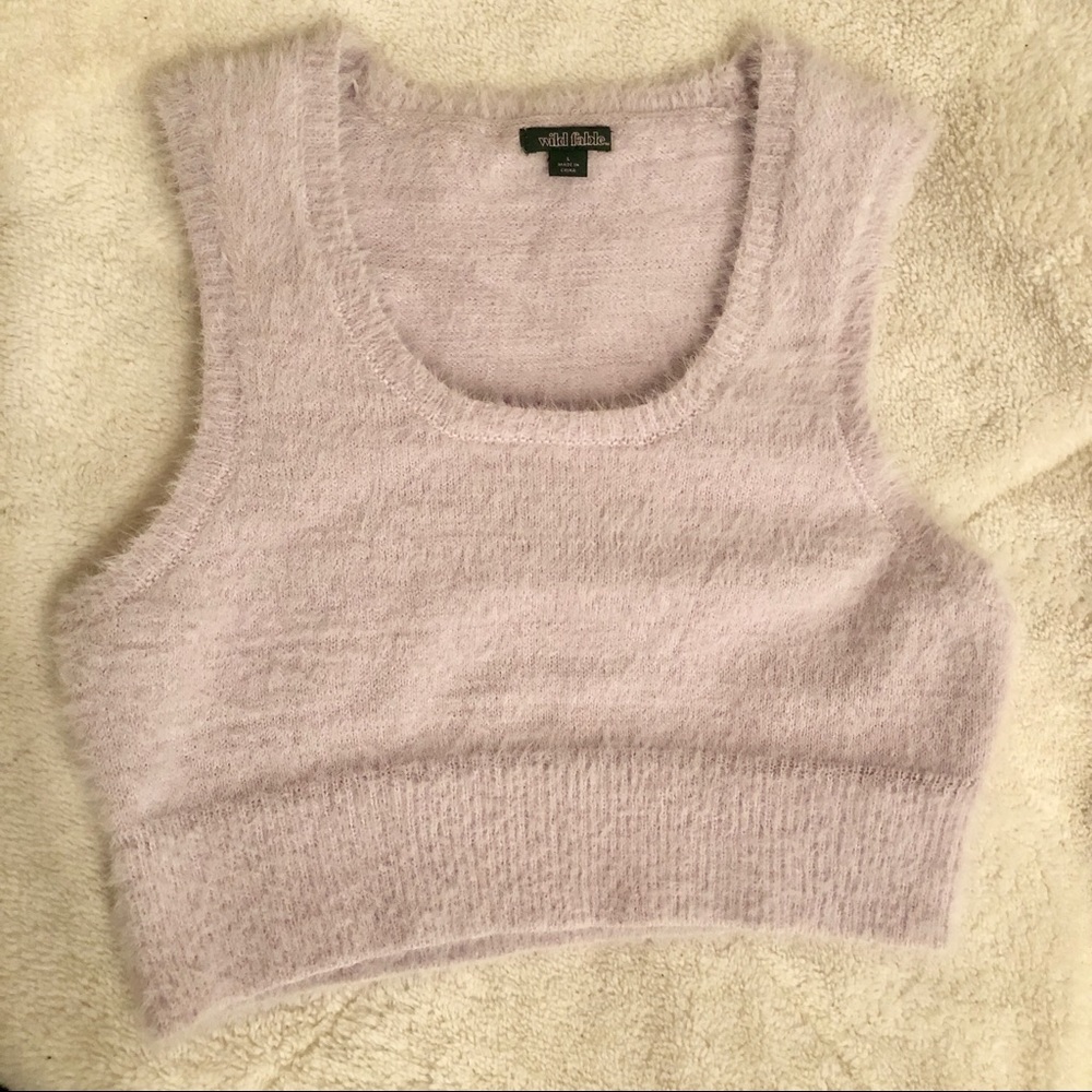 💜Wild Fable Lilac Crop Vest💜